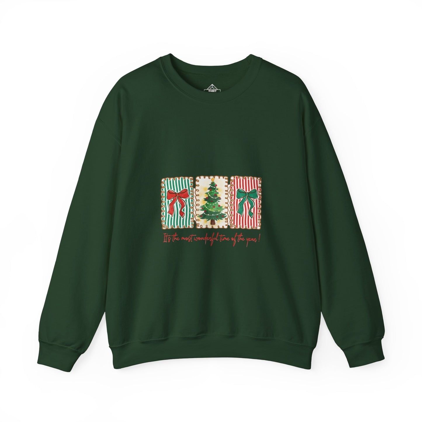 Festive Christmas Tree & Bow Design | It’s the Most Wonderful Time of the Year – Holiday Shirt, Mug, Tote & Home Decor