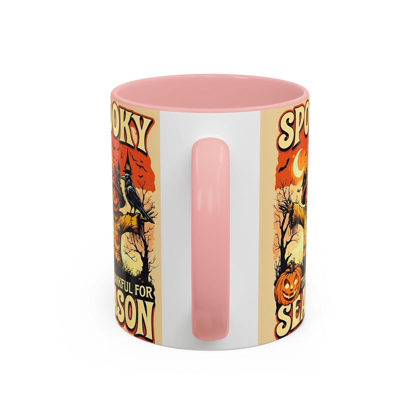 Spooky Thankful for the Season Mug π | Cute Pumpkin Halloween Coffee Cup Accent Mug