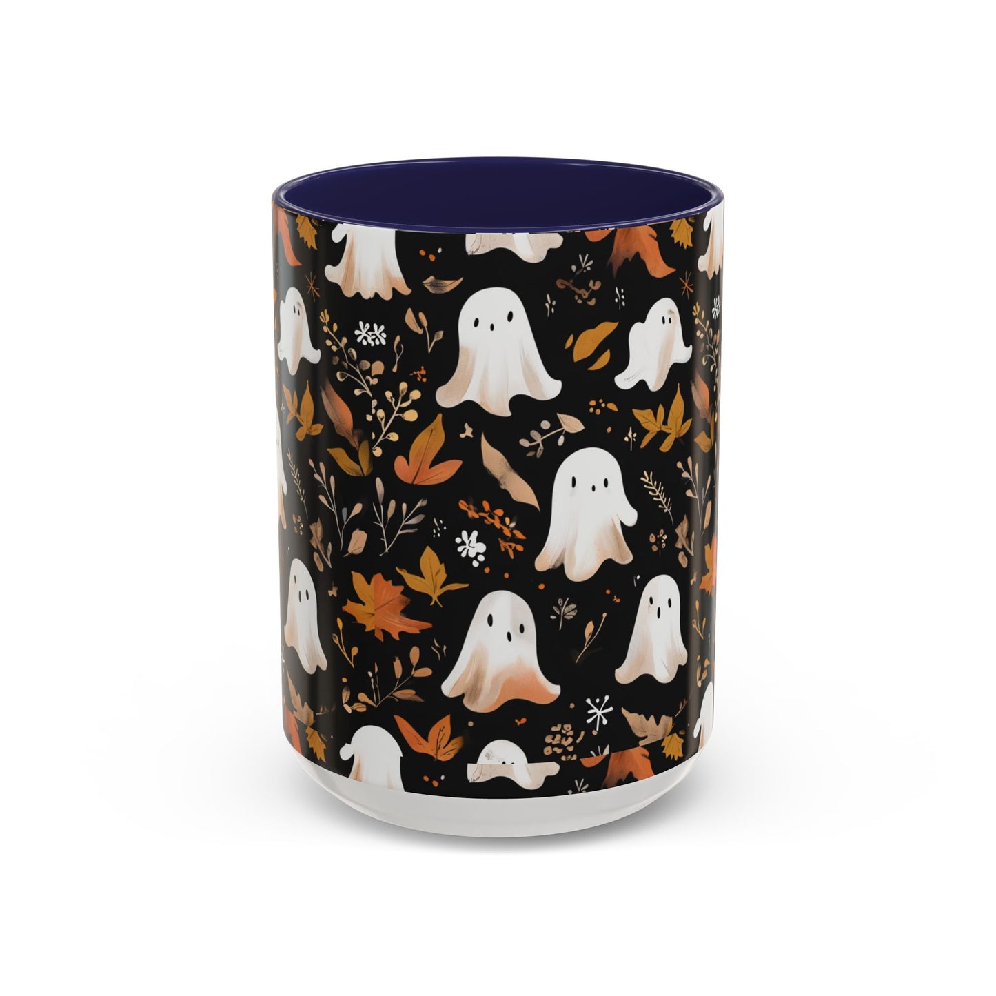 Halloween Ghost Coffee Mug, Cute Fall Mug, Spooky Drinkware, Autumn Gift, Ghost Decor, Accent Mug