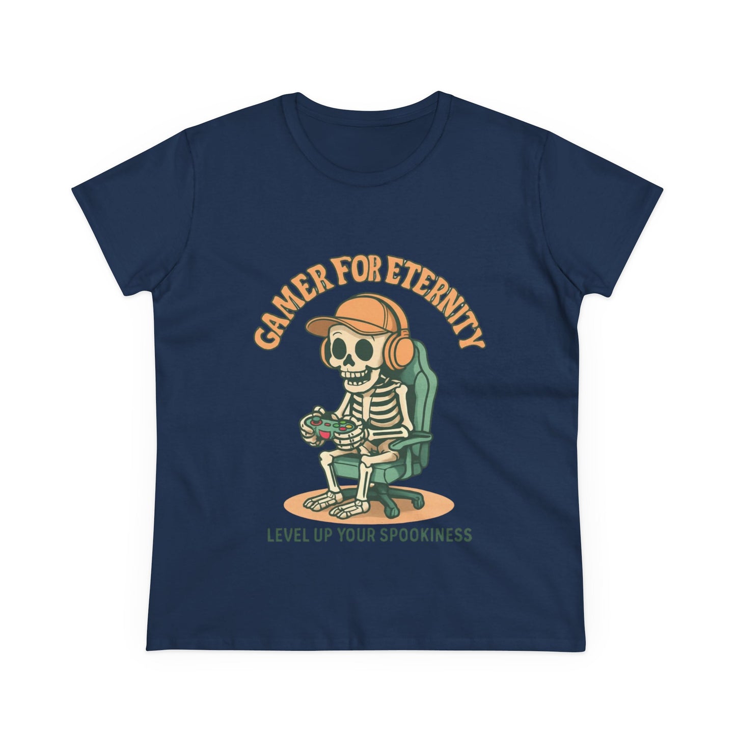Halloween Gamer Tee, Gamer for Eternity Shirt, Spooky T-Shirt, Video Game Apparel, Halloween Costume Top