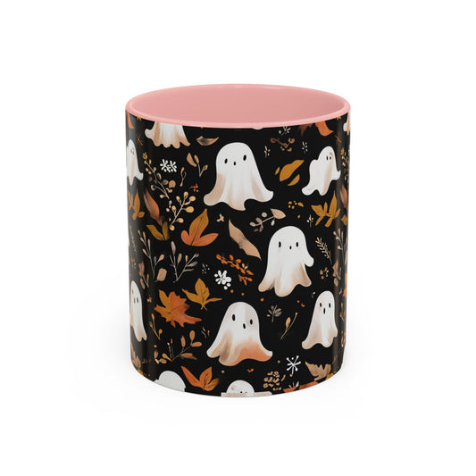 Halloween Ghost Coffee Mug, Cute Fall Mug, Spooky Drinkware, Autumn Gift, Ghost Decor, Accent Mug