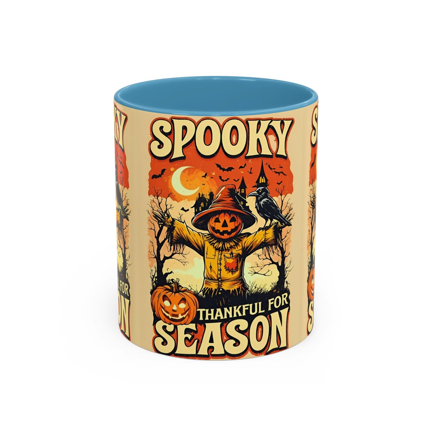 Spooky Thankful for the Season Mug π | Cute Pumpkin Halloween Coffee Cup Accent Mug
