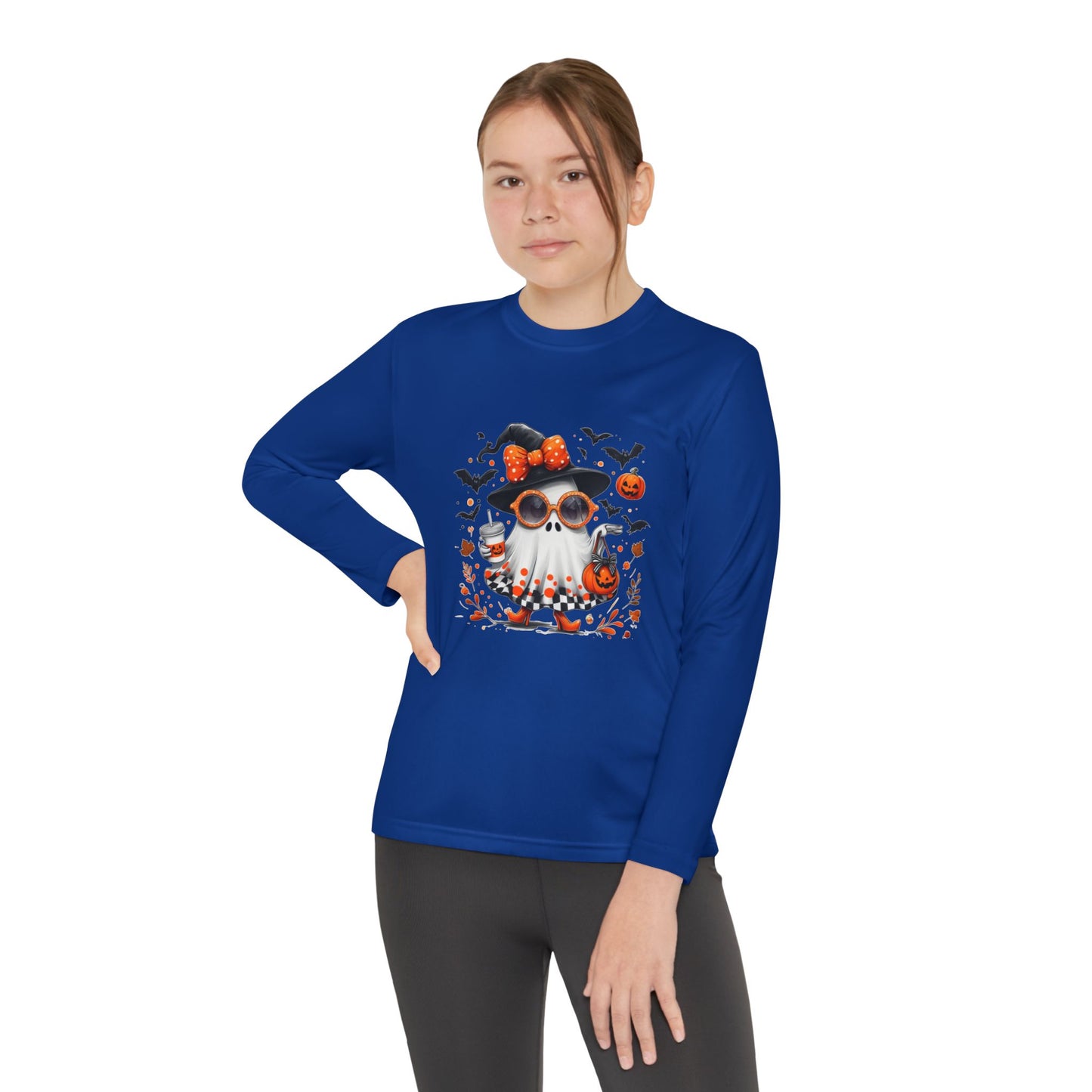 Cute Halloween Ghost  | Trendy Witch Ghost Outfit | Spooky Fall Shirt for Women | Pumpkin Aesthetic Halloween Apparel Gift