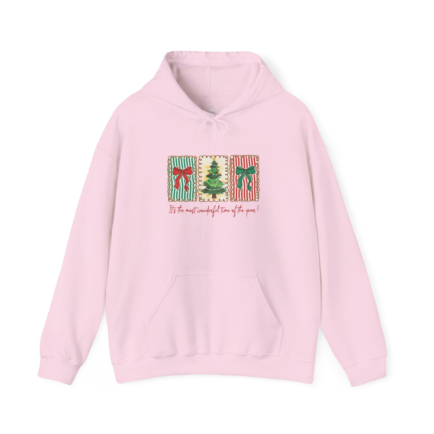 Festive Christmas Tree & Bow Design | It’s the Most Wonderful Time of the Year – Holiday Shirt, Mug, Tote & Home Decor