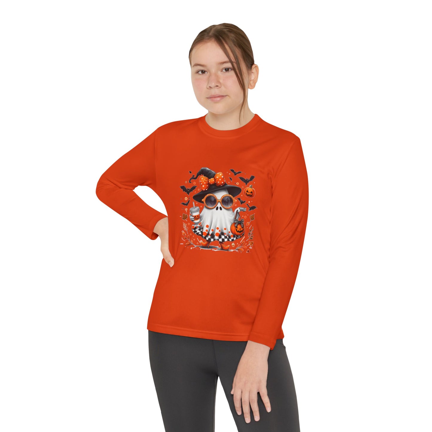 Cute Halloween Ghost  | Trendy Witch Ghost Outfit | Spooky Fall Shirt for Women | Pumpkin Aesthetic Halloween Apparel Gift