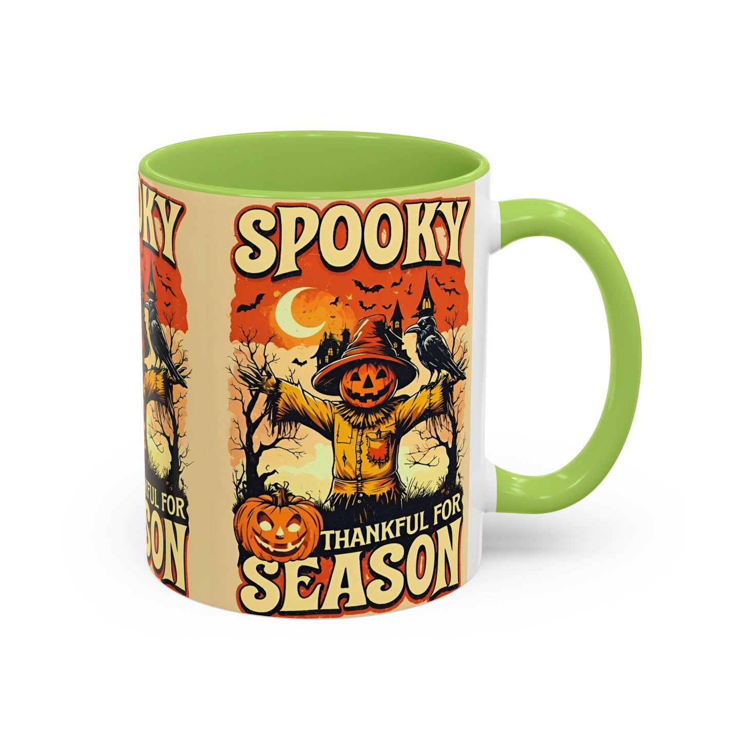 Spooky Thankful for the Season Mug π | Cute Pumpkin Halloween Coffee Cup Accent Mug