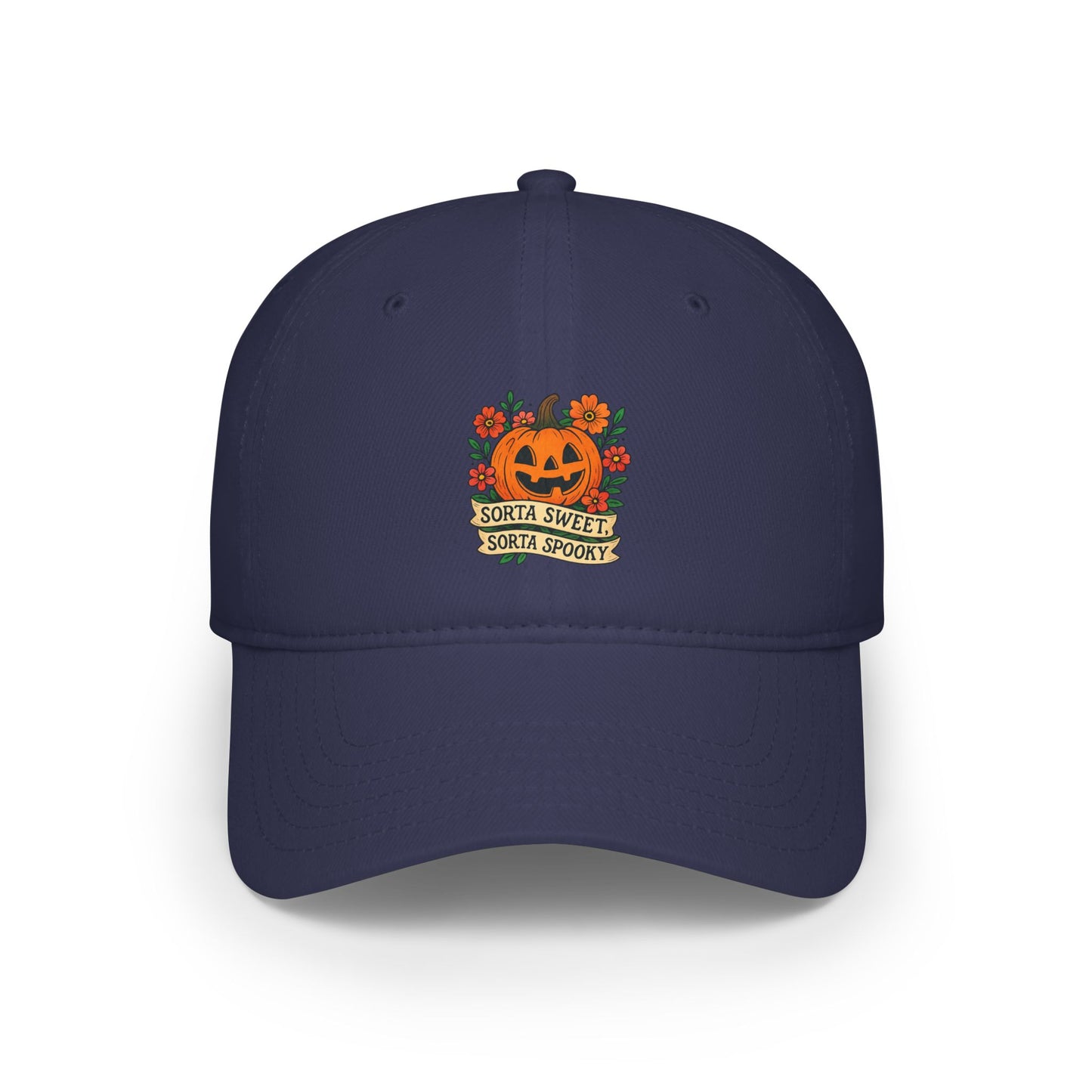 Cute Pumpkin Design – Sorta Sweet, Sorta Spooky Halloween Artwork Baseball Caps