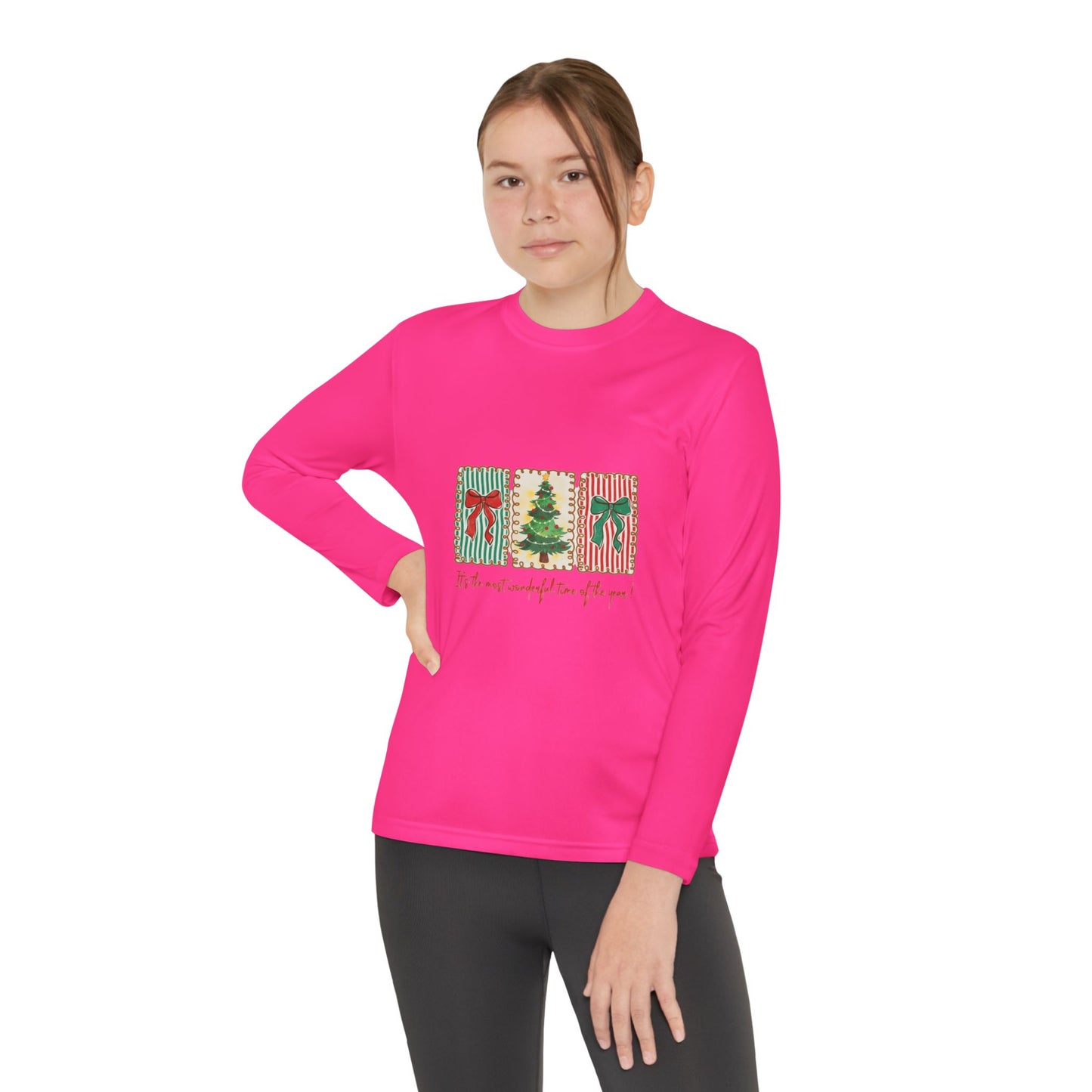 Festive Christmas Tree & Bow Design | It’s the Most Wonderful Time of the Year – Holiday Shirt, Mug, Tote & Home Decor