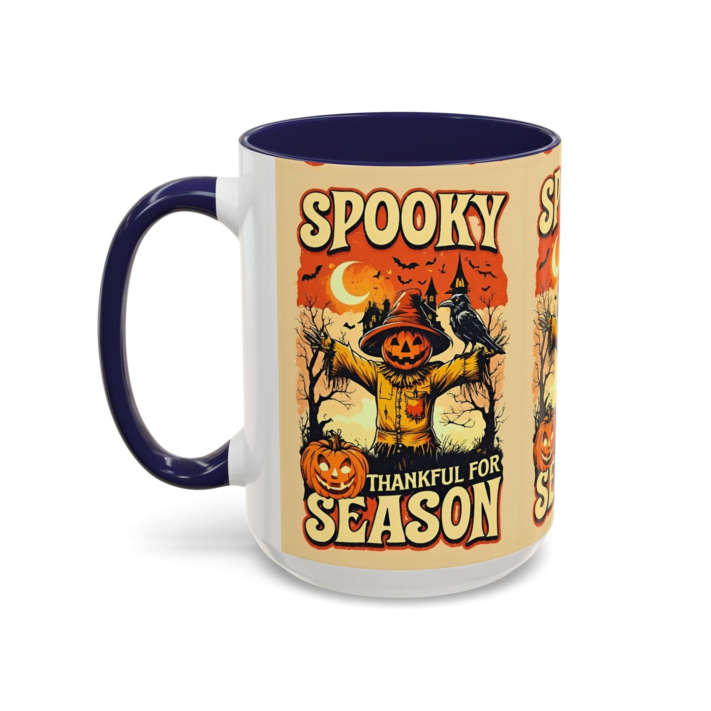 Spooky Thankful for the Season Mug π | Cute Pumpkin Halloween Coffee Cup Accent Mug