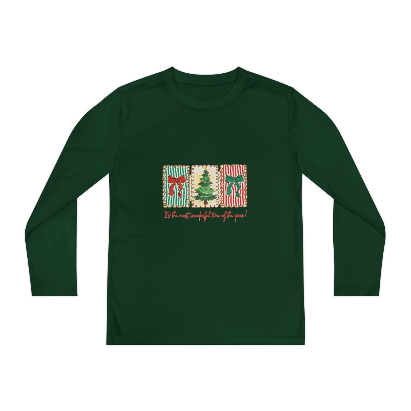 Festive Christmas Tree & Bow Design | It’s the Most Wonderful Time of the Year – Holiday Shirt, Mug, Tote & Home Decor