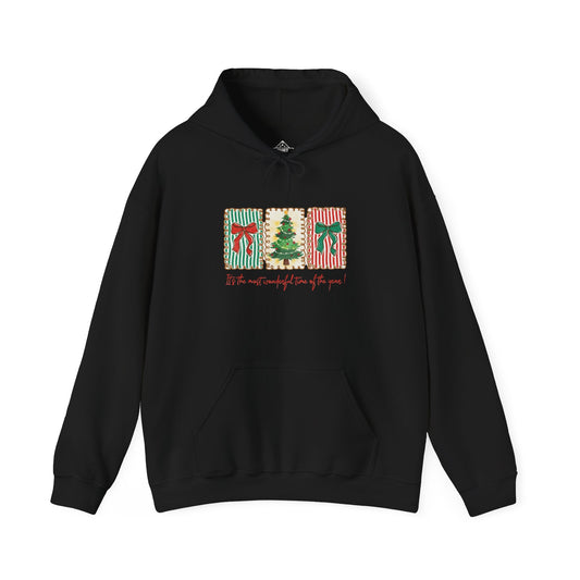 Festive Christmas Tree & Bow Design | It’s the Most Wonderful Time of the Year – Holiday Shirt, Mug, Tote & Home Decor
