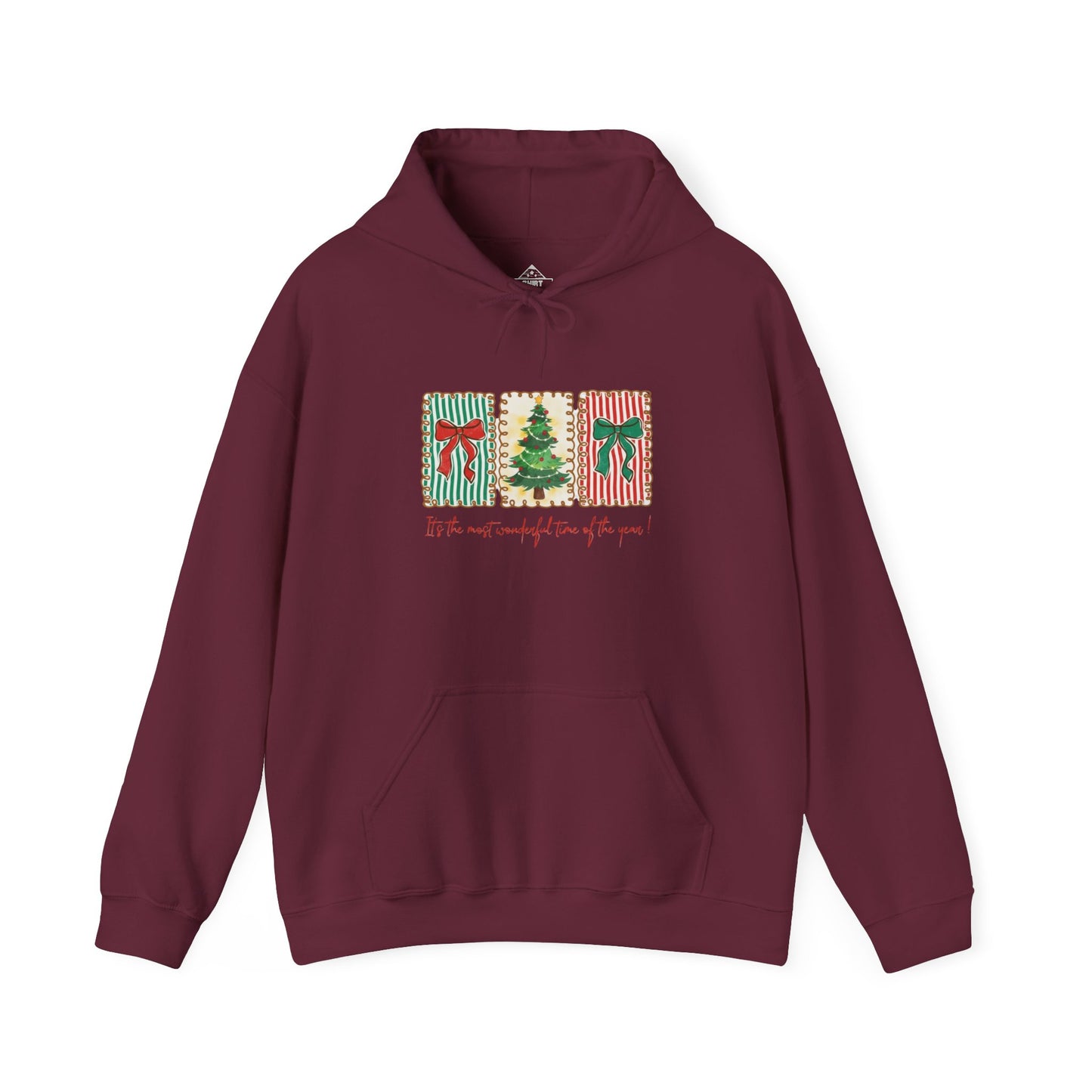 Festive Christmas Tree & Bow Design | It’s the Most Wonderful Time of the Year – Holiday Shirt, Mug, Tote & Home Decor