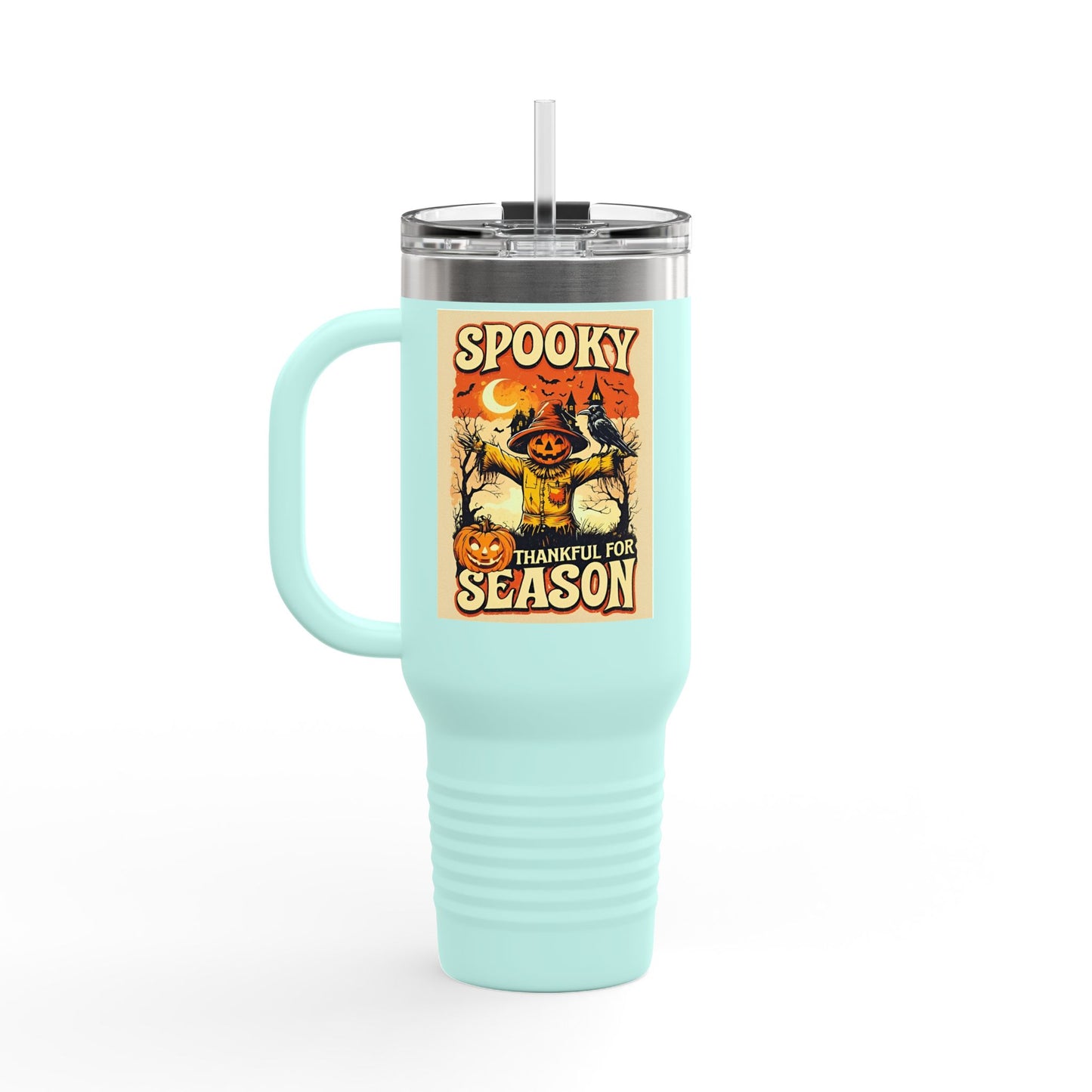 Spooky Thankful for the Season Mug π | Cute Pumpkin Halloween Coffee Cup Travel Mug