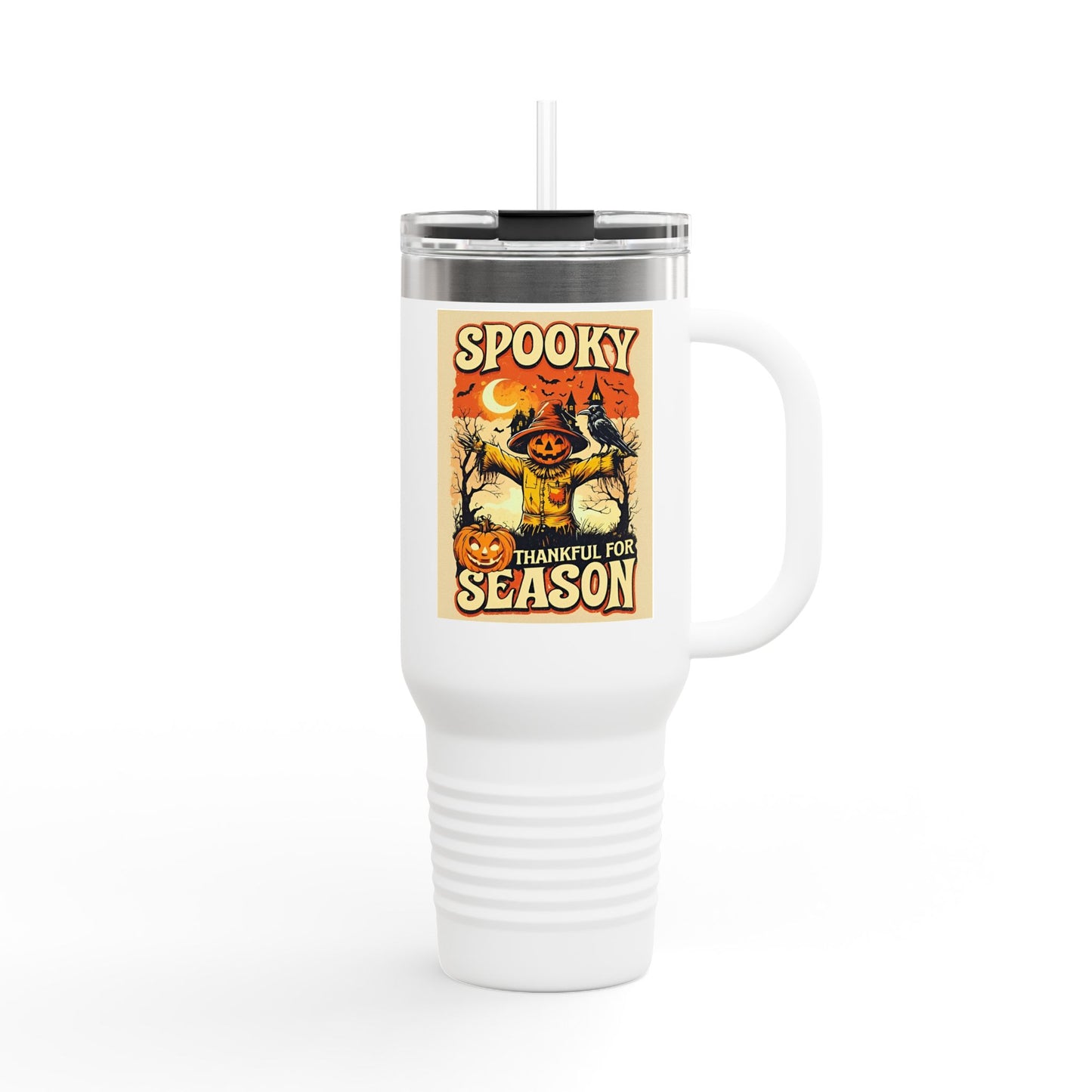 Spooky Thankful for the Season Mug π | Cute Pumpkin Halloween Coffee Cup Travel Mug
