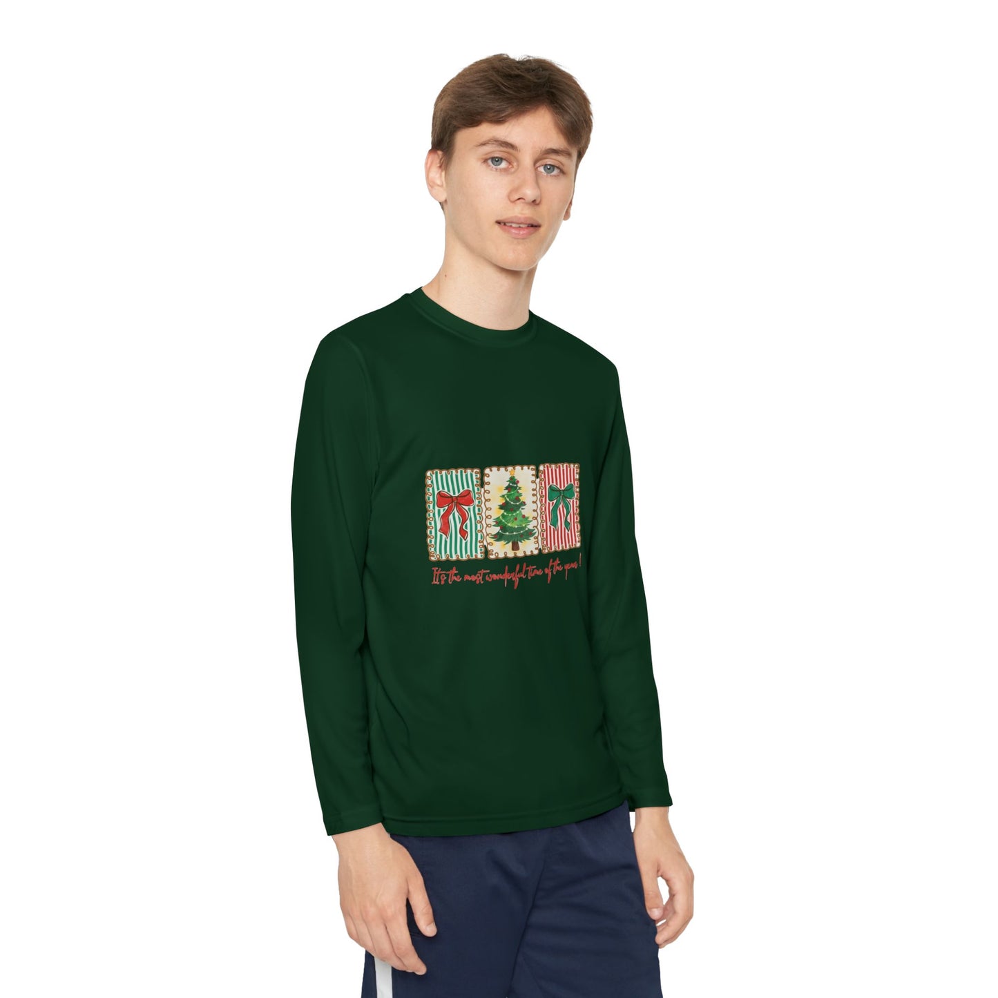 Festive Christmas Tree & Bow Design | It’s the Most Wonderful Time of the Year – Holiday Shirt, Mug, Tote & Home Decor