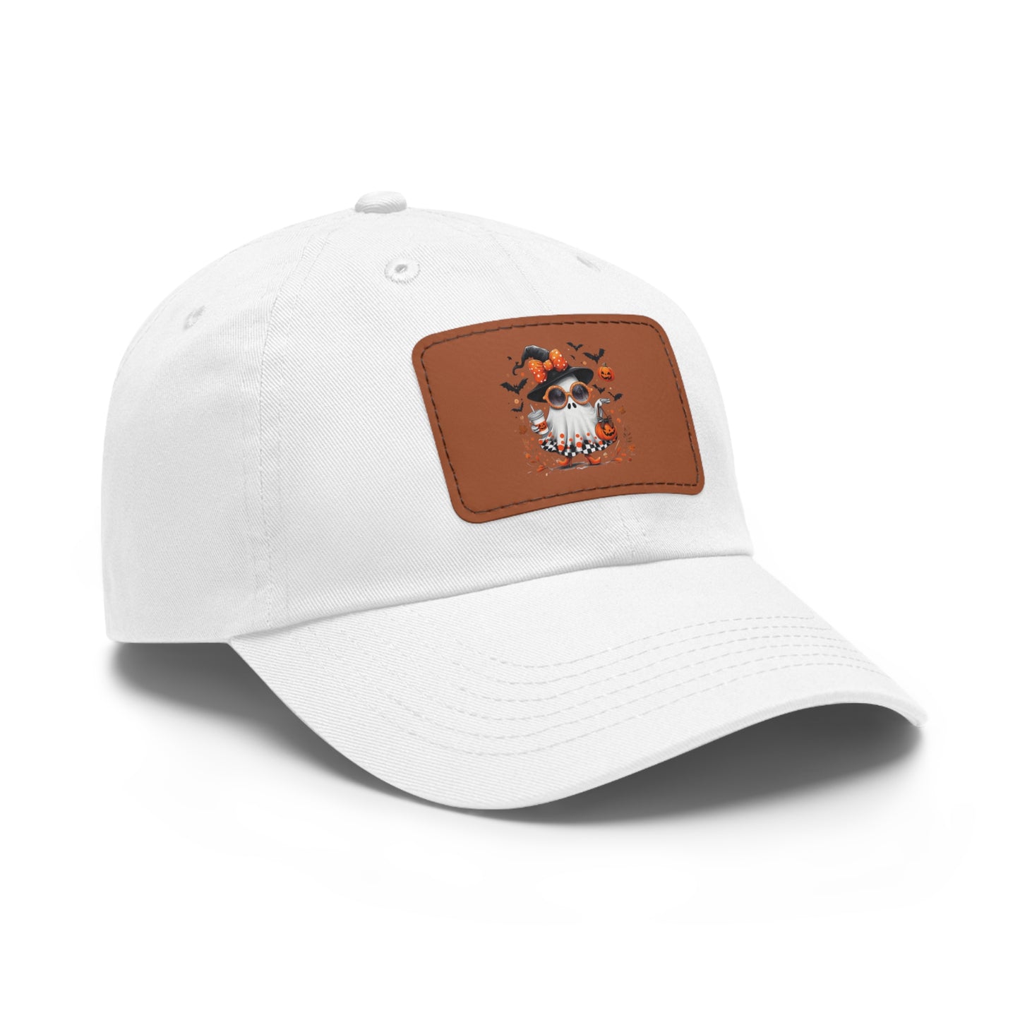 Cute Halloween Ghost T-Shirt | Trendy Witch Ghost Outfit | Spooky Fall Shirt for Women | Pumpkin Aesthetic Halloween Apparel Gift Dad Hat