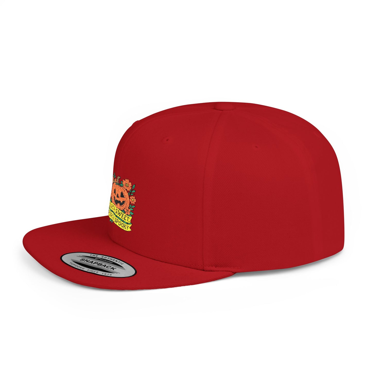 Cute Pumpkin Design – Sorta Sweet, Sorta Spooky Halloween Artwork Snapback Cap
