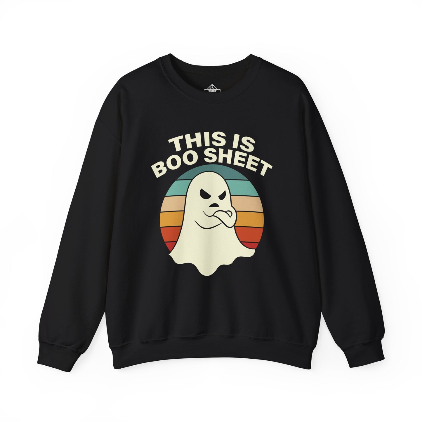 This Is Boo Sheet Funny Halloween T‑Shirt | Sarcastic Ghost Shirt for Spooky Season | Retro Ghost Graphic Tee for Men & Women