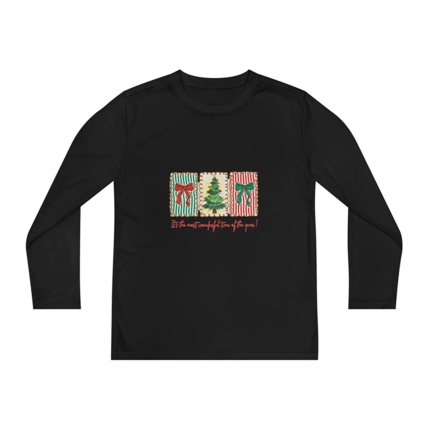 Festive Christmas Tree & Bow Design | It’s the Most Wonderful Time of the Year – Holiday Shirt, Mug, Tote & Home Decor