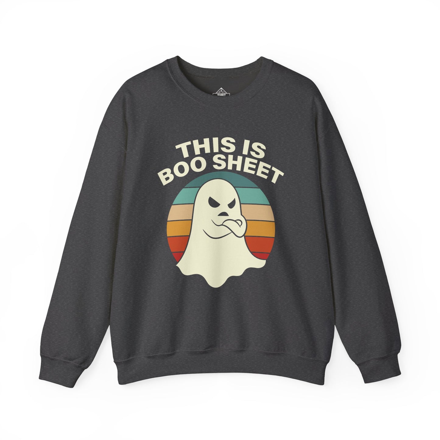 This Is Boo Sheet Funny Halloween T‑Shirt | Sarcastic Ghost Shirt for Spooky Season | Retro Ghost Graphic Tee for Men & Women