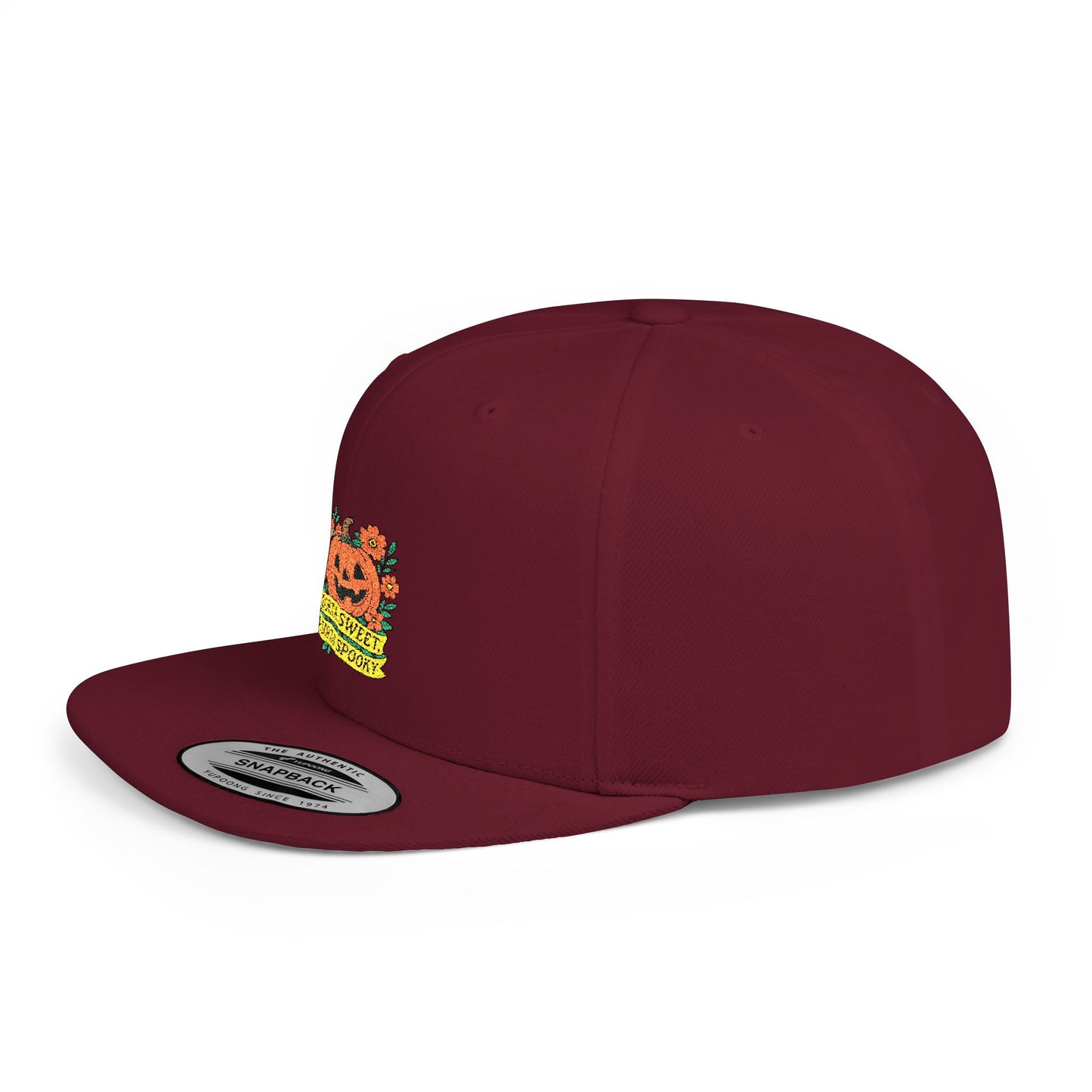 Cute Pumpkin Design – Sorta Sweet, Sorta Spooky Halloween Artwork Snapback Cap