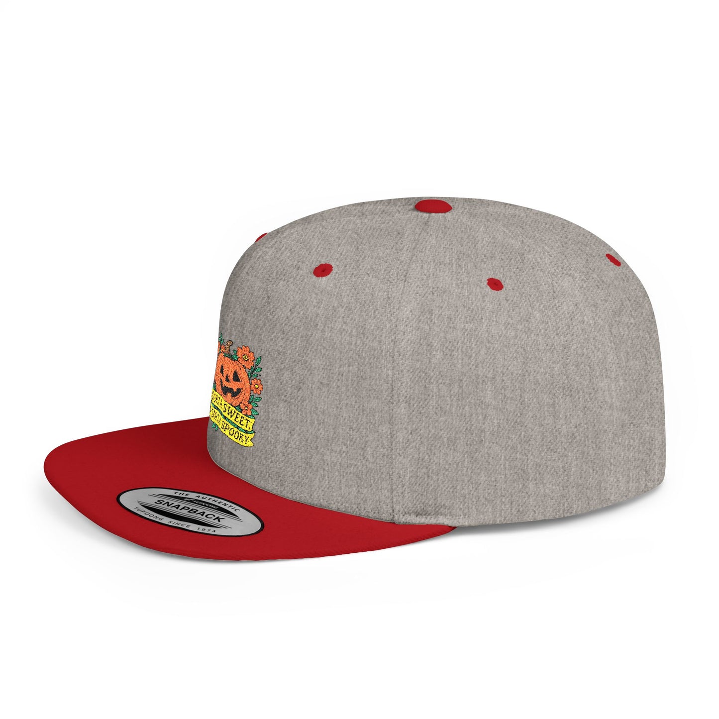 Cute Pumpkin Design – Sorta Sweet, Sorta Spooky Halloween Artwork Snapback Cap