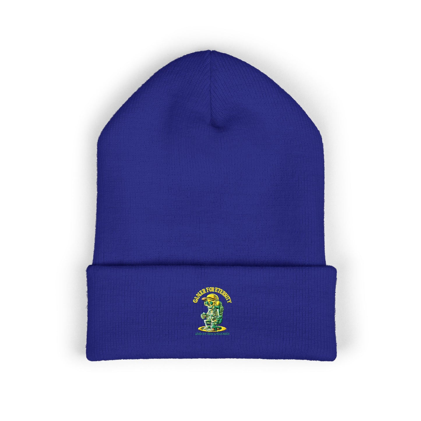 Stylish Embroidered Cuffed Beanie - Cozy Winter Hat for Fans, Gifts for Him or Her, Perfect for Holidays, Outdoor Events, Casual Wear, Cuffed Beanie
