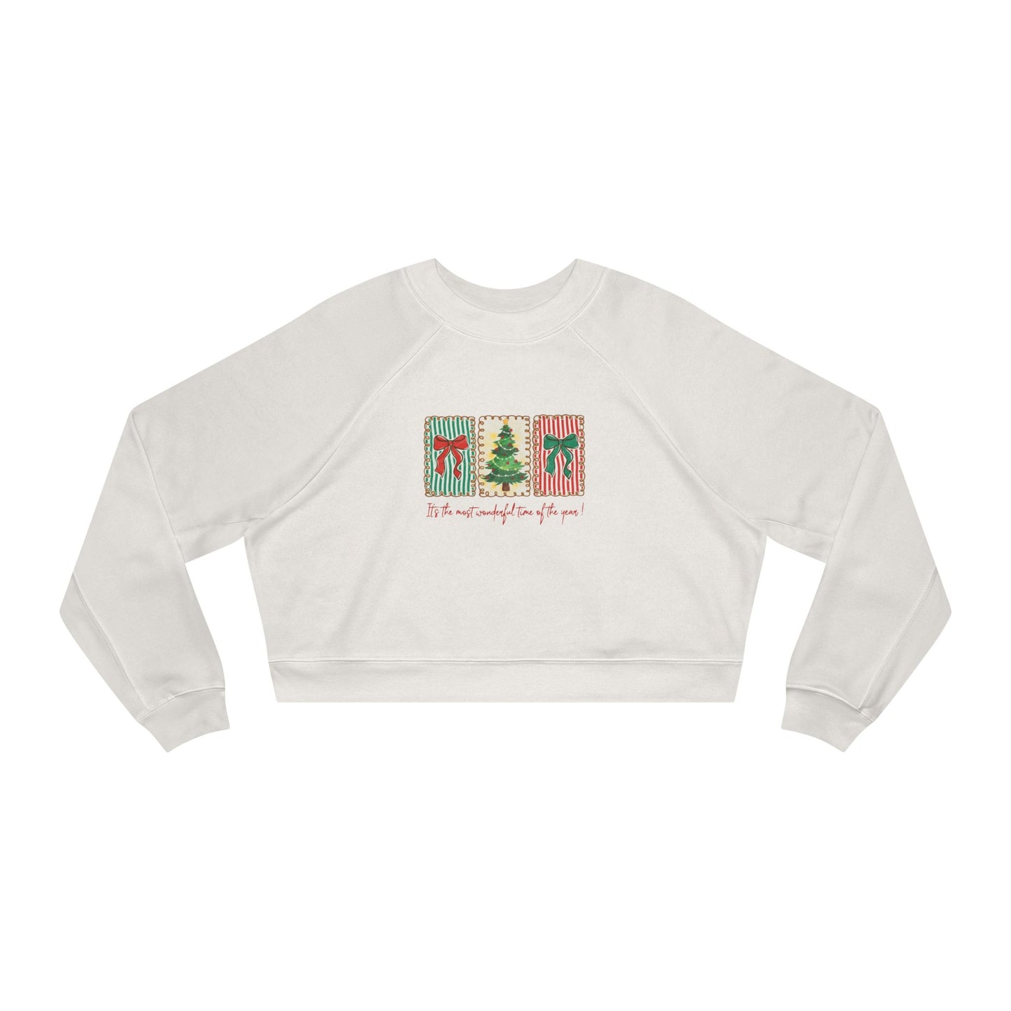 Festive Christmas Tree & Bow Design | It’s the Most Wonderful Time of the Year – Holiday Shirt, Mug, Tote & Home Decor