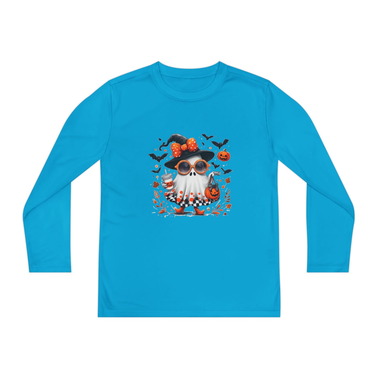 Cute Halloween Ghost  | Trendy Witch Ghost Outfit | Spooky Fall Shirt for Women | Pumpkin Aesthetic Halloween Apparel Gift