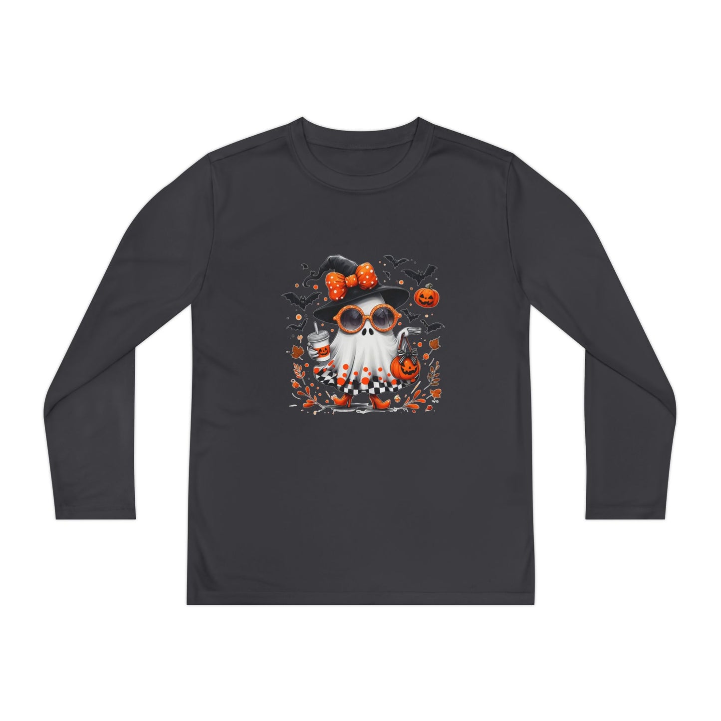 Cute Halloween Ghost  | Trendy Witch Ghost Outfit | Spooky Fall Shirt for Women | Pumpkin Aesthetic Halloween Apparel Gift