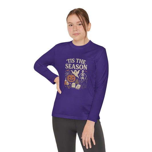 ‘Tis the Season Halloween  | Vintage Spooky Season Shirt with Ghost, Skeleton & Pumpkin | Retro Halloween Graphic Tee for Fall
