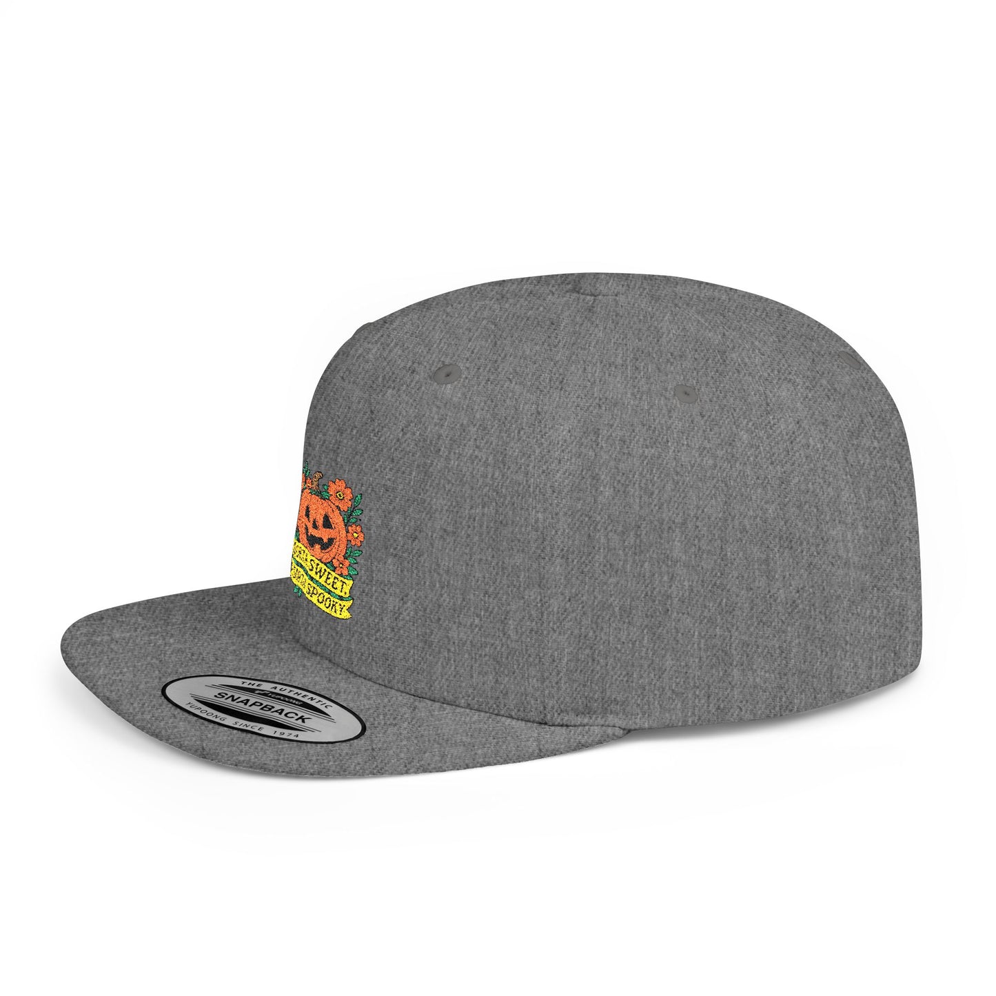Cute Pumpkin Design – Sorta Sweet, Sorta Spooky Halloween Artwork Snapback Cap