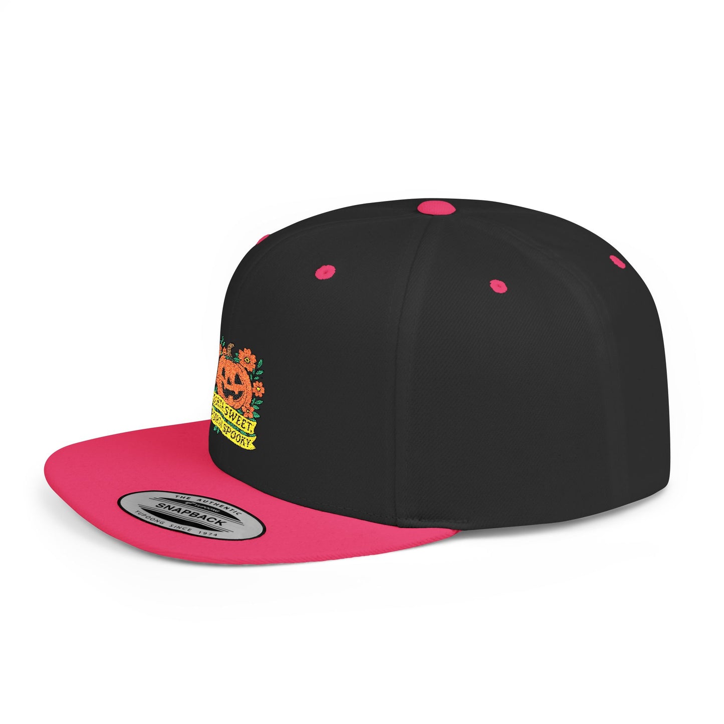 Cute Pumpkin Design – Sorta Sweet, Sorta Spooky Halloween Artwork Snapback Cap