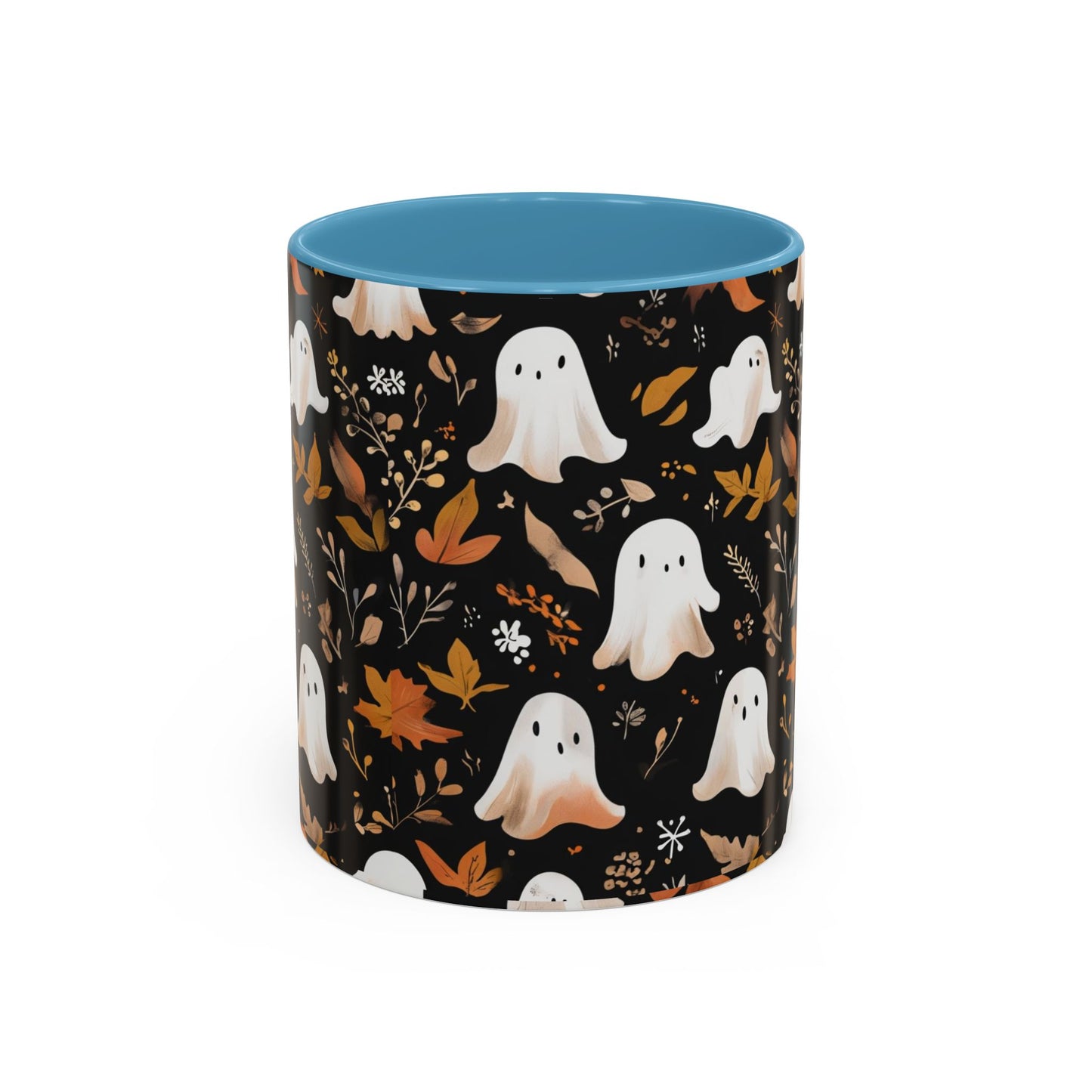 Halloween Ghost Coffee Mug, Cute Fall Mug, Spooky Drinkware, Autumn Gift, Ghost Decor, Accent Mug