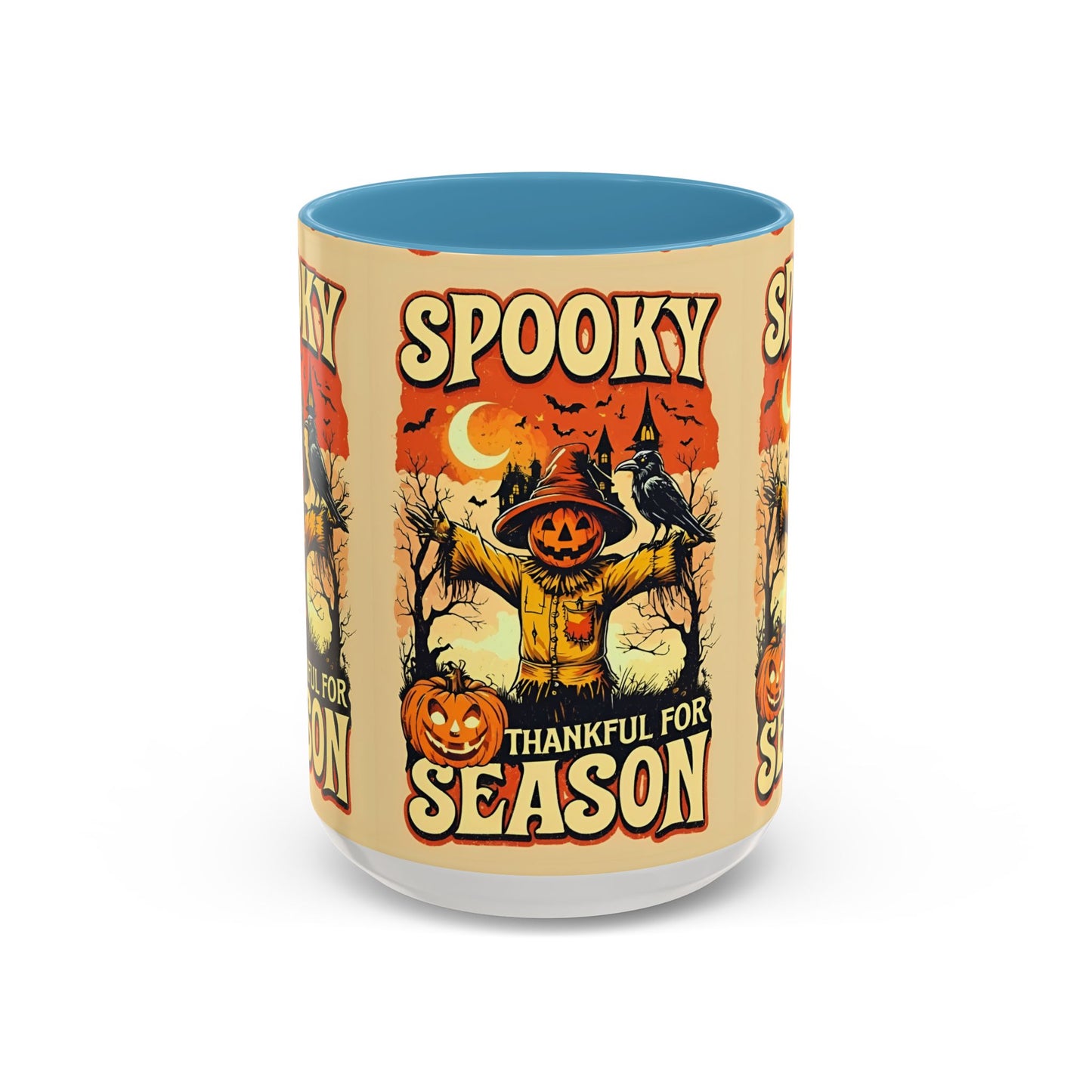 Spooky Thankful for the Season Mug π | Cute Pumpkin Halloween Coffee Cup Accent Mug