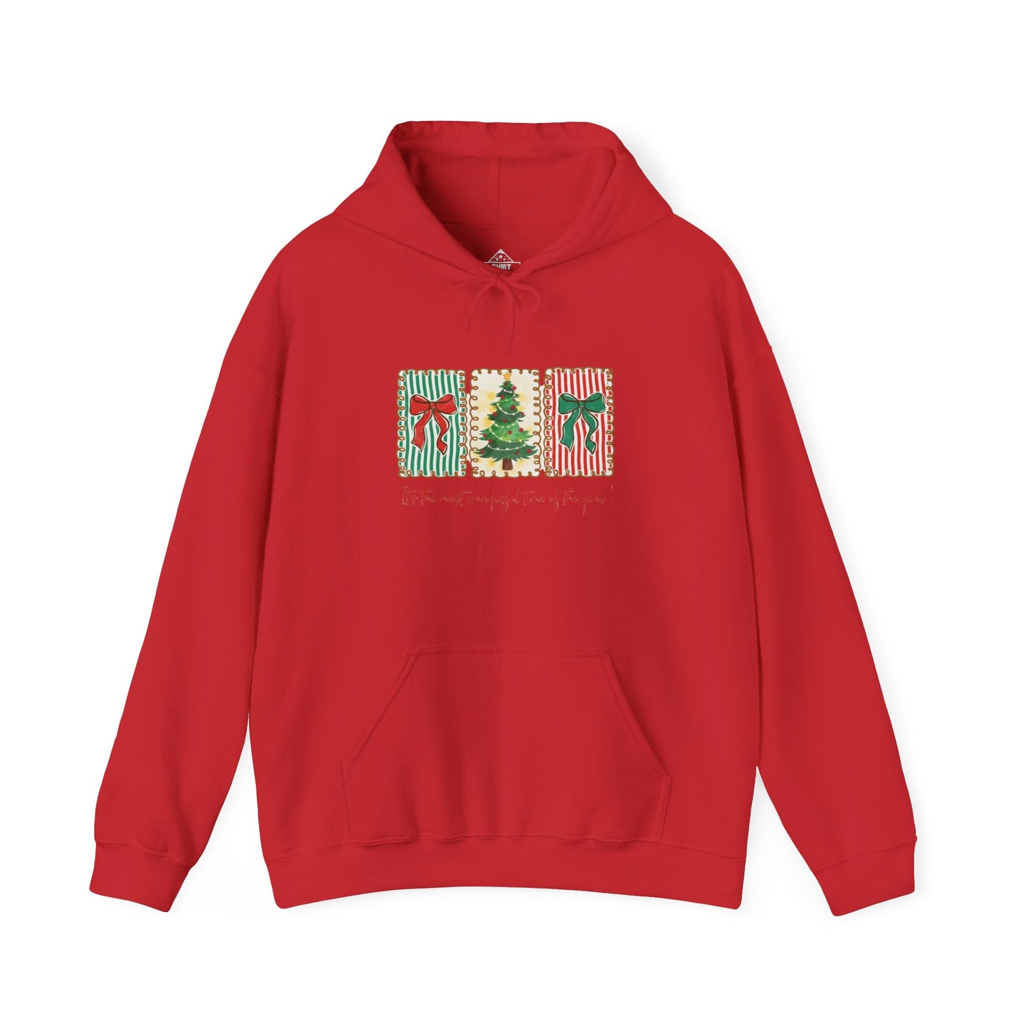Festive Christmas Tree & Bow Design | It’s the Most Wonderful Time of the Year – Holiday Shirt, Mug, Tote & Home Decor