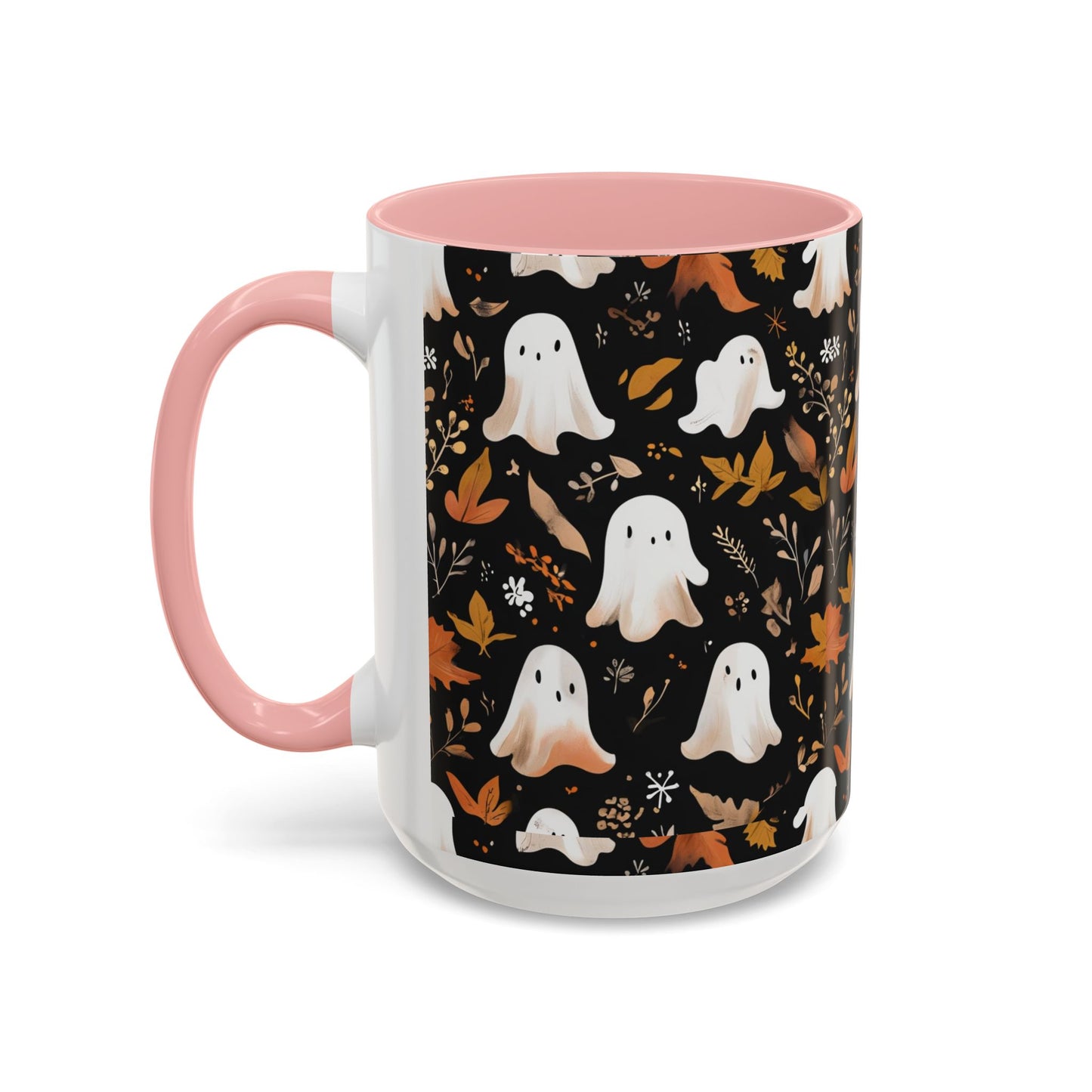 Halloween Ghost Coffee Mug, Cute Fall Mug, Spooky Drinkware, Autumn Gift, Ghost Decor, Accent Mug