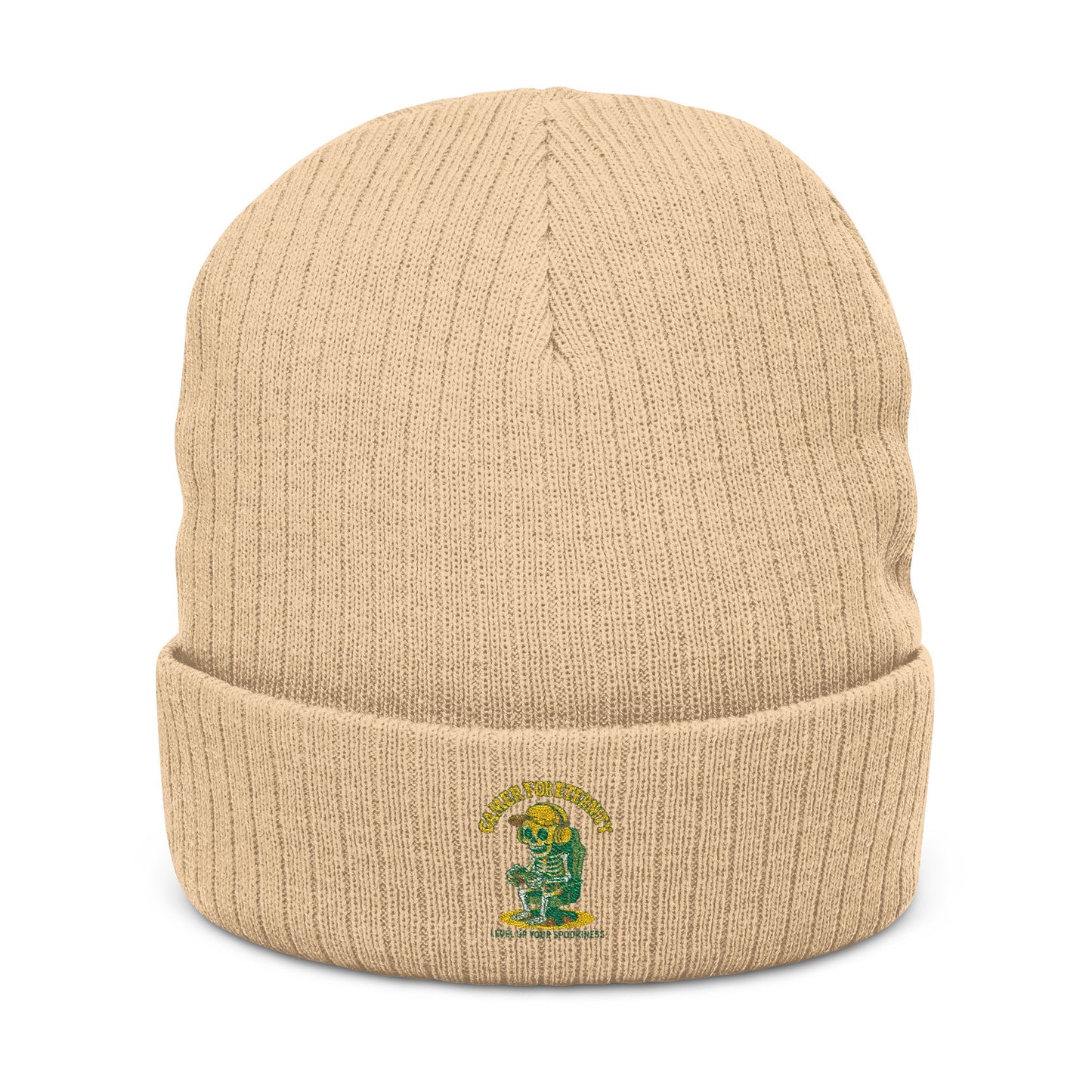 Custom Ribbed Knit Beanie with Embroidery, Perfect Gift for Winter, Beanie Hat for Men and Women, Warm Headwear for Holidays, Knit Cap