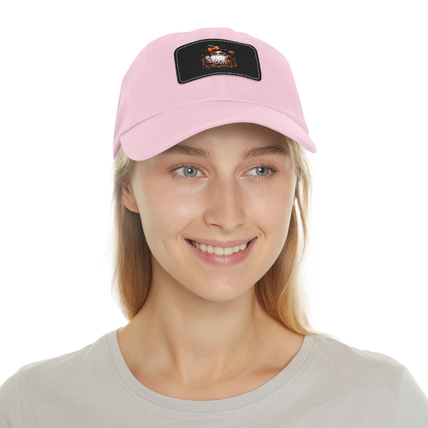 Cute Halloween Ghost T-Shirt | Trendy Witch Ghost Outfit | Spooky Fall Shirt for Women | Pumpkin Aesthetic Halloween Apparel Gift Dad Hat
