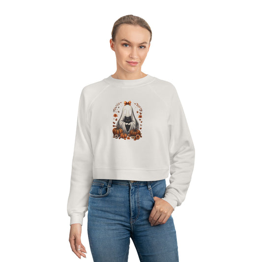 Cute Ghost and Black Cat Halloween T-Shirt | Cozy Fall Pumpkin Shirt | Spooky Season Aesthetic Apparel Gift for Halloween Lovers