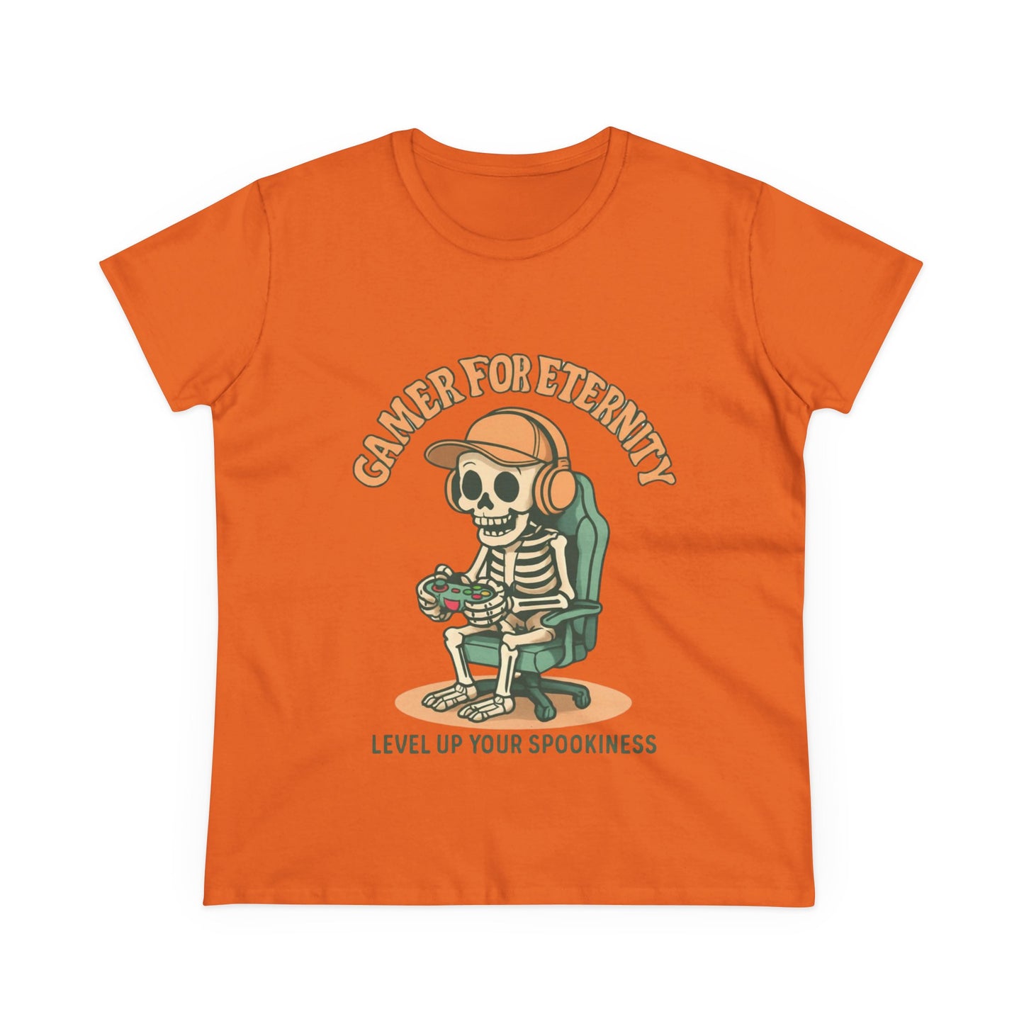 Halloween Gamer Tee, Gamer for Eternity Shirt, Spooky T-Shirt, Video Game Apparel, Halloween Costume Top