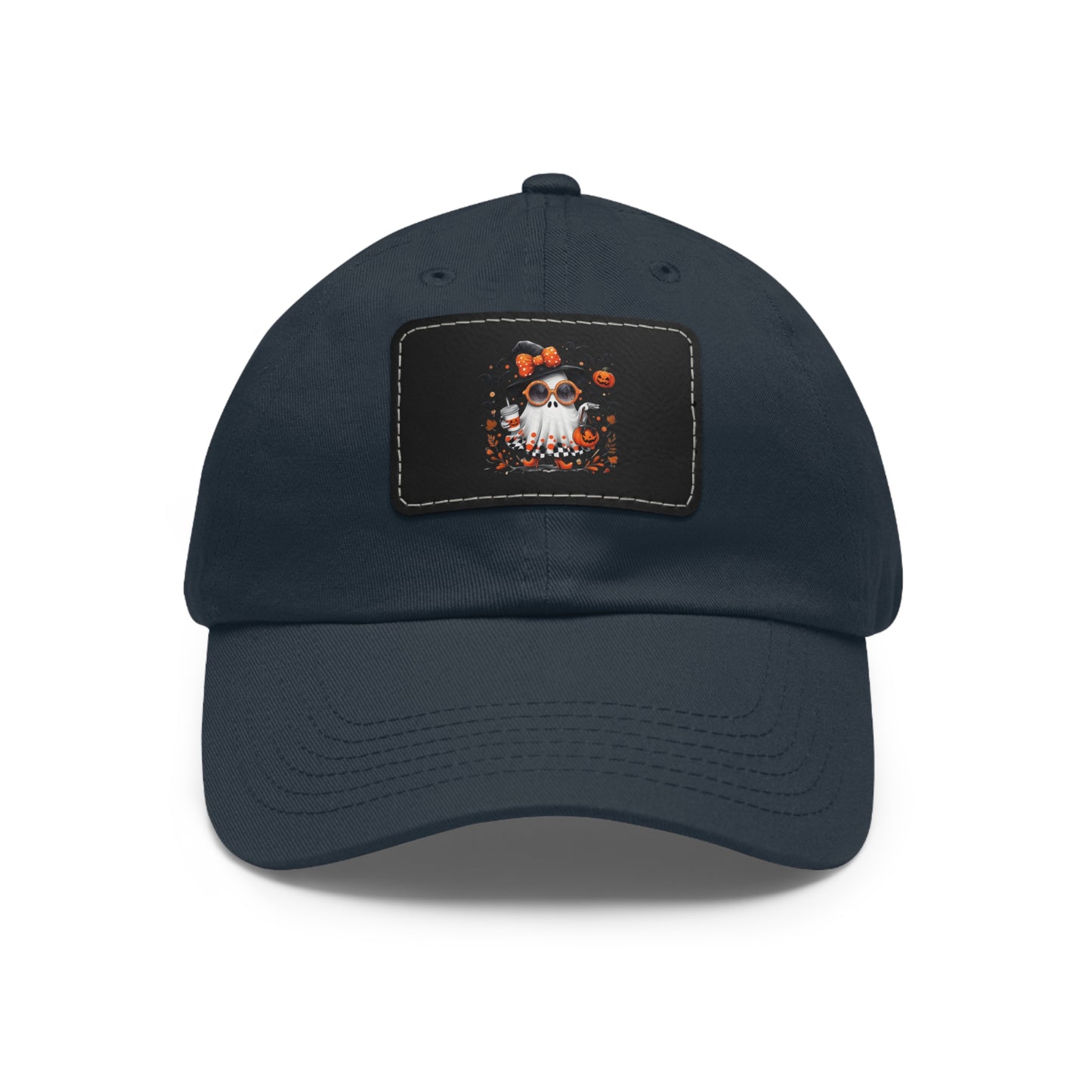 Cute Halloween Ghost T-Shirt | Trendy Witch Ghost Outfit | Spooky Fall Shirt for Women | Pumpkin Aesthetic Halloween Apparel Gift Dad Hat
