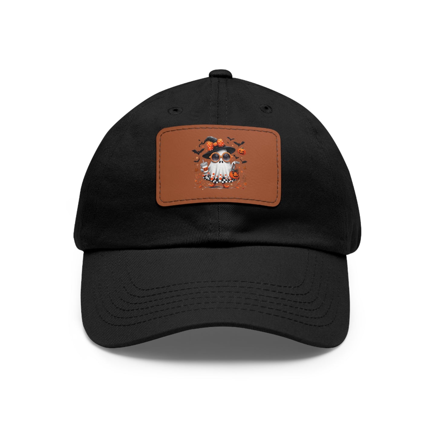 Cute Halloween Ghost T-Shirt | Trendy Witch Ghost Outfit | Spooky Fall Shirt for Women | Pumpkin Aesthetic Halloween Apparel Gift Dad Hat