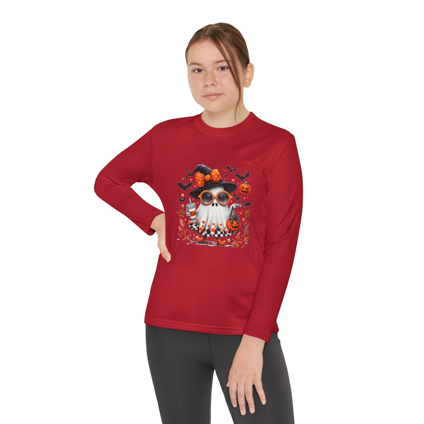 Cute Halloween Ghost  | Trendy Witch Ghost Outfit | Spooky Fall Shirt for Women | Pumpkin Aesthetic Halloween Apparel Gift