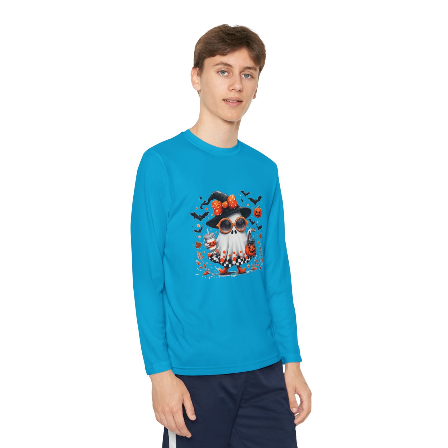 Cute Halloween Ghost  | Trendy Witch Ghost Outfit | Spooky Fall Shirt for Women | Pumpkin Aesthetic Halloween Apparel Gift