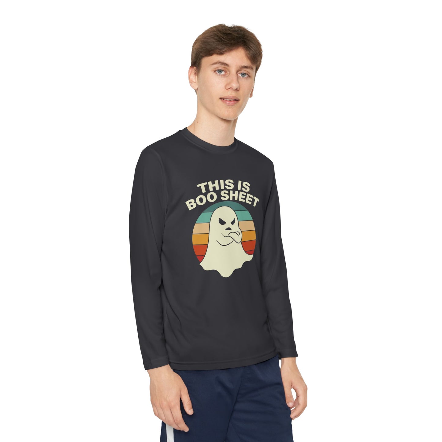 This Is Boo Sheet Funny Halloween T‑Shirt | Sarcastic Ghost Shirt for Spooky Season | Retro Ghost Graphic Tee for Men & Women