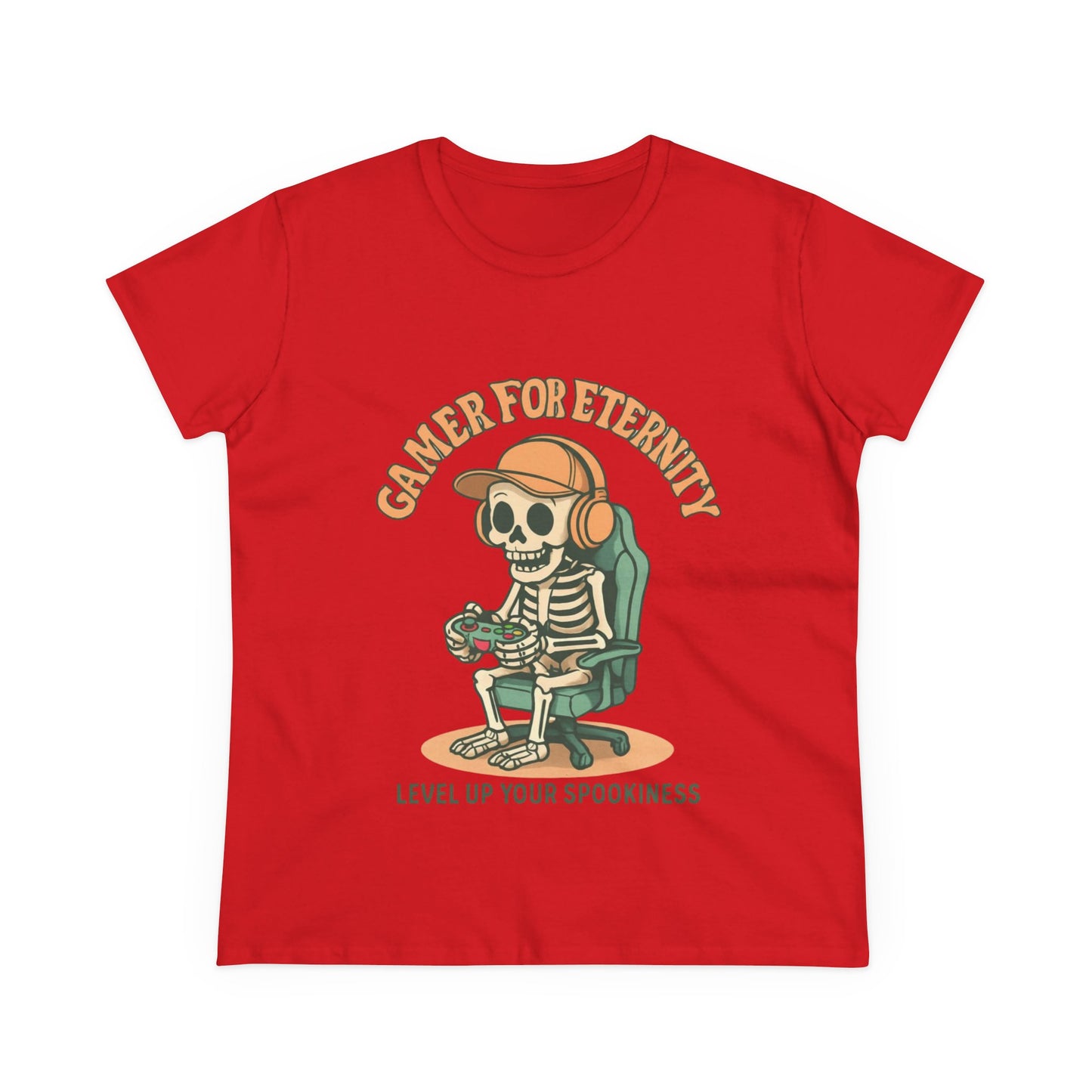 Halloween Gamer Tee, Gamer for Eternity Shirt, Spooky T-Shirt, Video Game Apparel, Halloween Costume Top