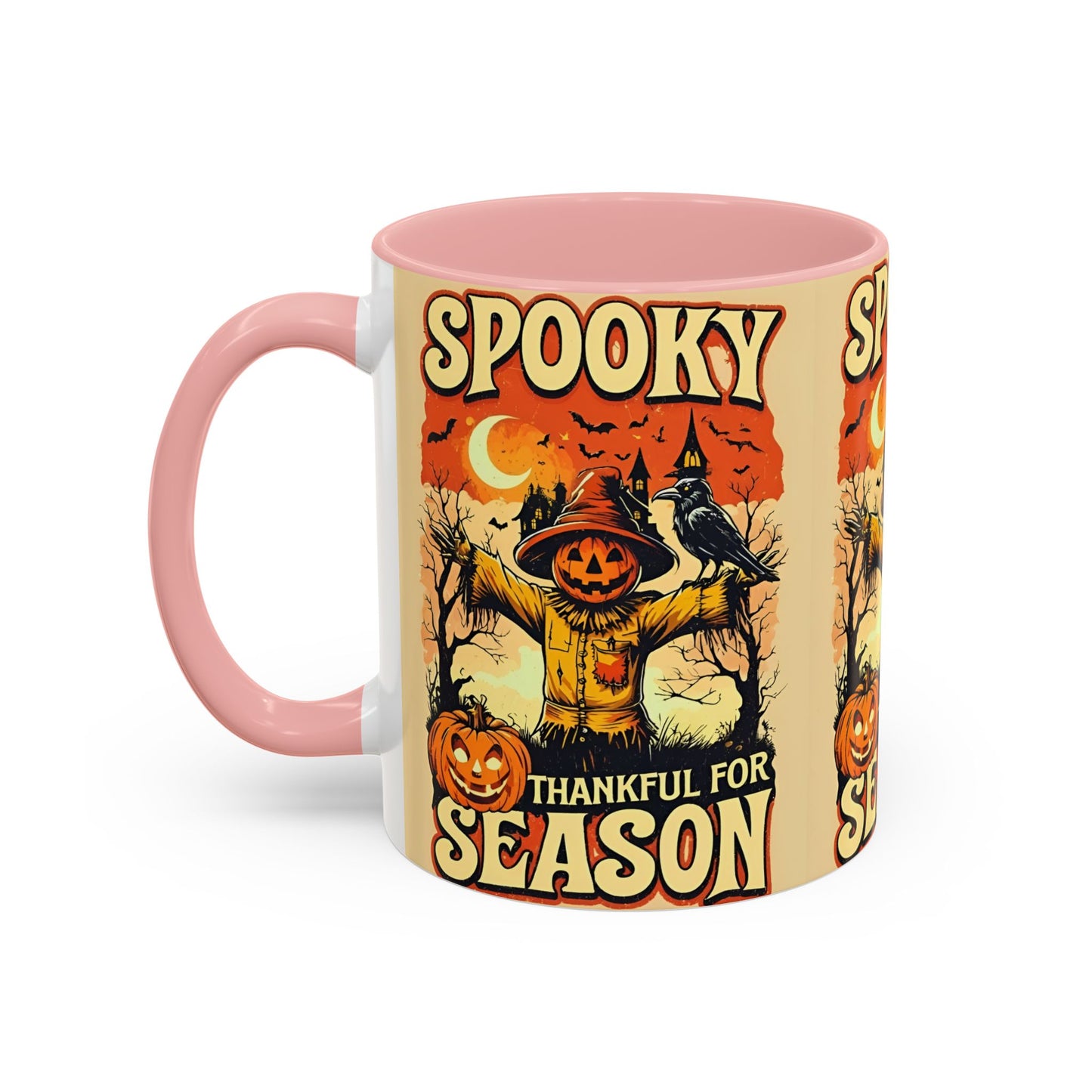 Spooky Thankful for the Season Mug π | Cute Pumpkin Halloween Coffee Cup Accent Mug