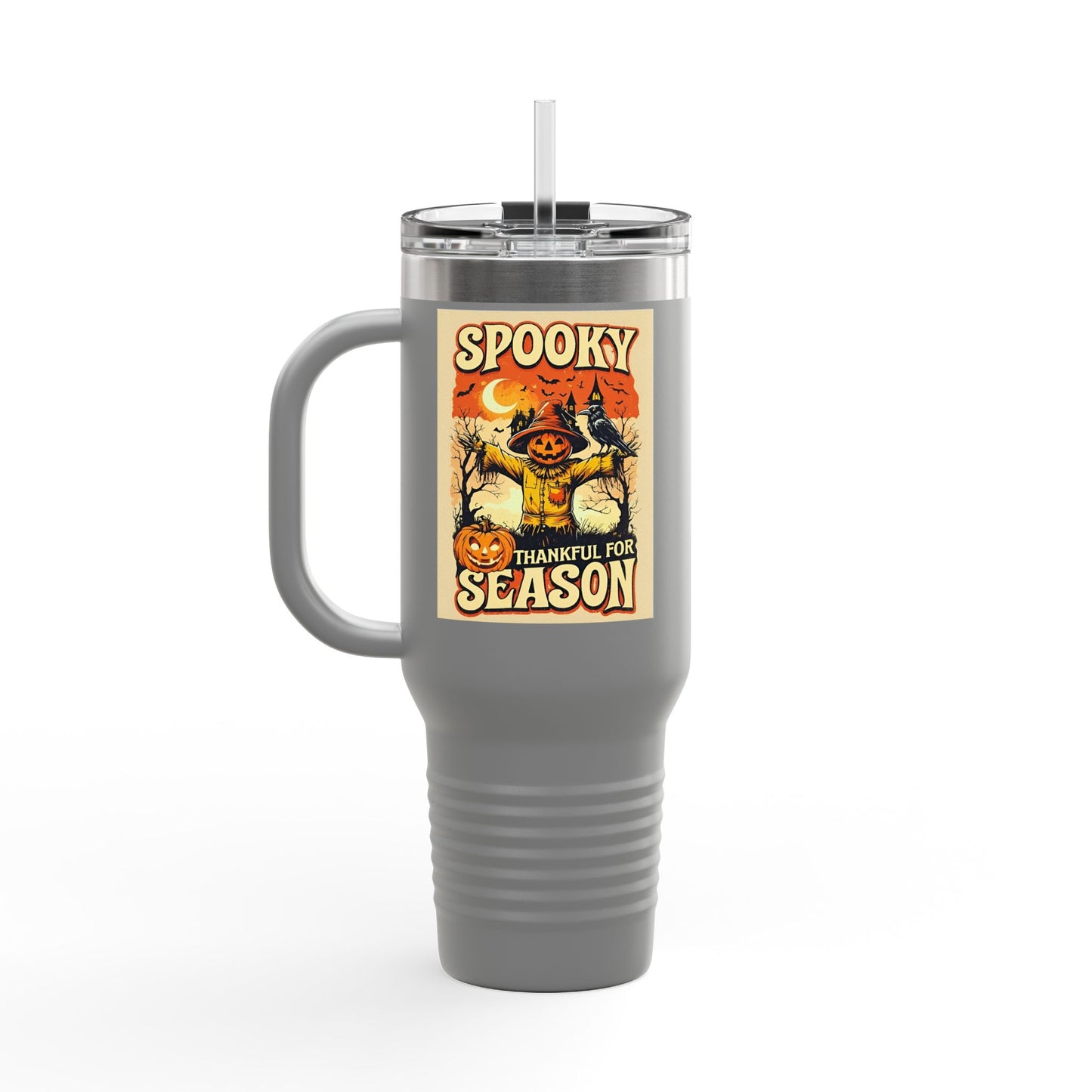Spooky Thankful for the Season Mug π | Cute Pumpkin Halloween Coffee Cup Travel Mug