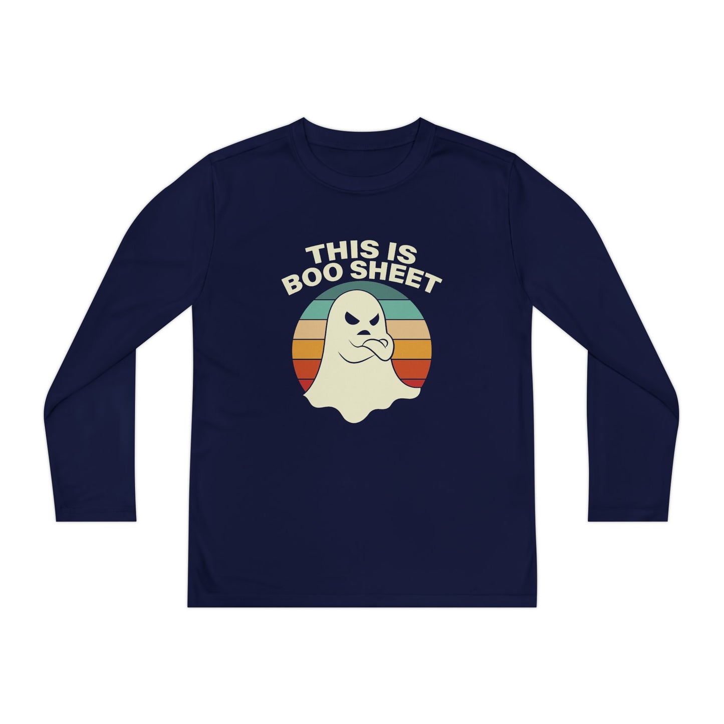 This Is Boo Sheet Funny Halloween T‑Shirt | Sarcastic Ghost Shirt for Spooky Season | Retro Ghost Graphic Tee for Men & Women